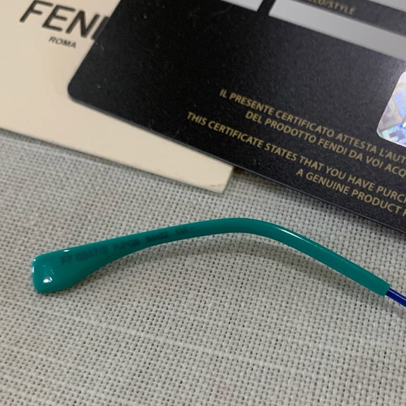 NWT FENDI BLUE - TURQUOISE SUNGLASSES πππ - Picture 8 of 11